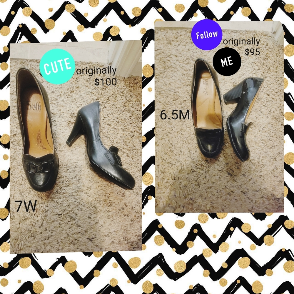 Women's heeled loafers